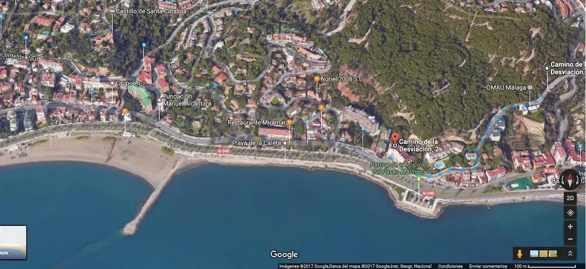 Malaga Duplex W Big Terrace Next To The Beach Lägenhet